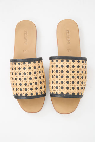 St. Agni Rattan Hennie Slide