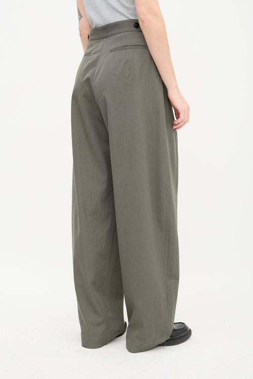 St. Agni Wool Wide Leg Trouser