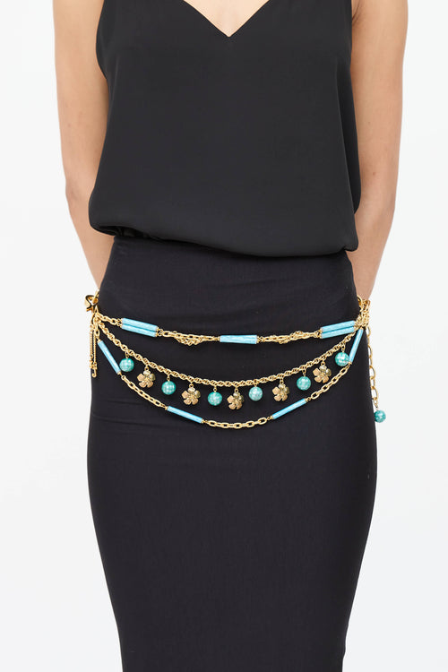 Gold Beaded Belt