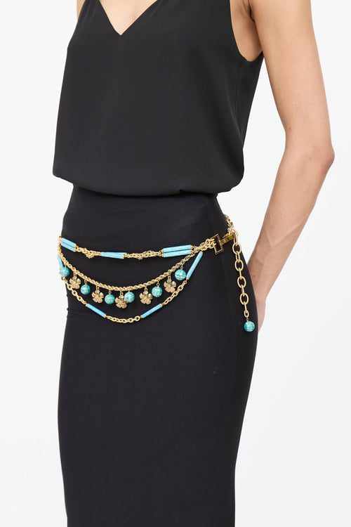 Gold Beaded Belt