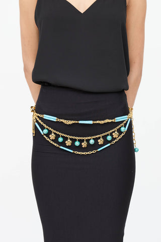 Gold Beaded Belt