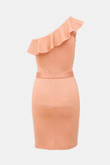 St. John Wool Jersey Belted Dress