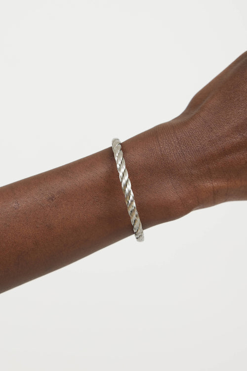 Alor14K Rose Gold & Stainless Steel Cable Bracelet