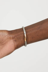 Alor14K Rose Gold & Stainless Steel Cable Bracelet