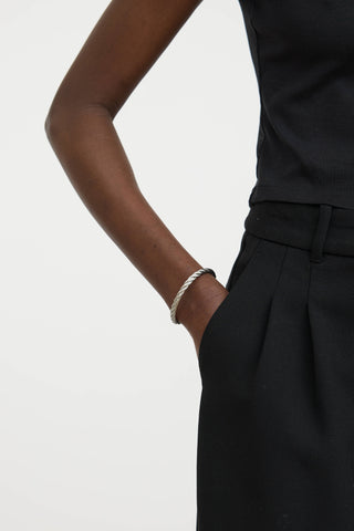 Alor14K Rose Gold & Stainless Steel Cable Bracelet