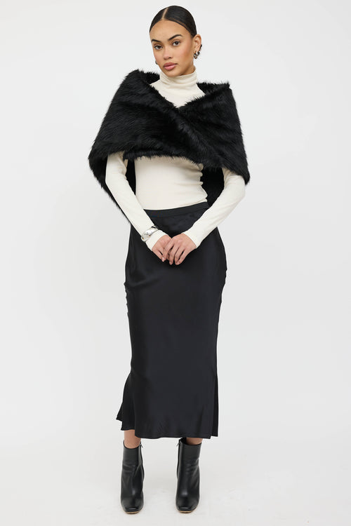 Stand Studio Faux Fur Stole