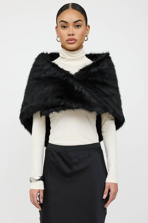 Stand Studio Faux Fur Stole