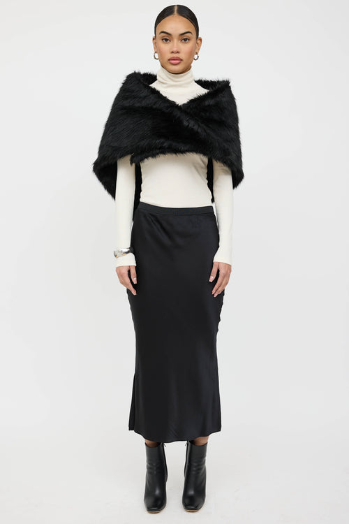 Stand Studio Faux Fur Stole