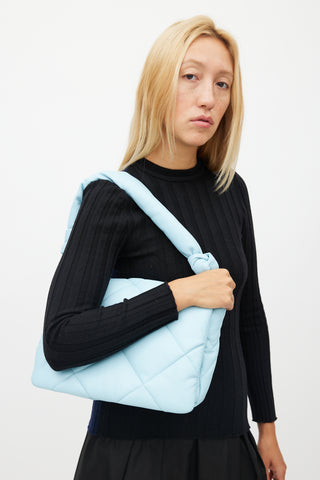 Stand Studio Blue Mini Wanda Quilted Bag