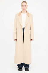 Staud Long Houndstooth Coat