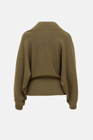 Wool Knit Turtleneck Sweater