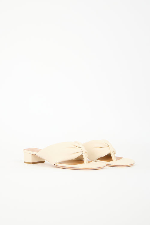 Staud Leather Dahlia Sandal
