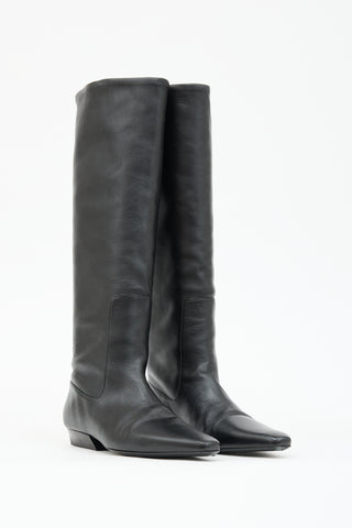Staud Leather Knee High Boot