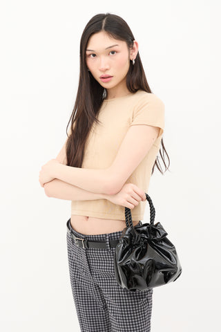 Staud Patent Leather Grace Bag