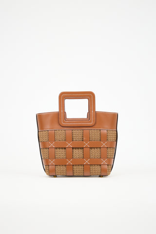 Staud Raffia Mini Shirley Bag