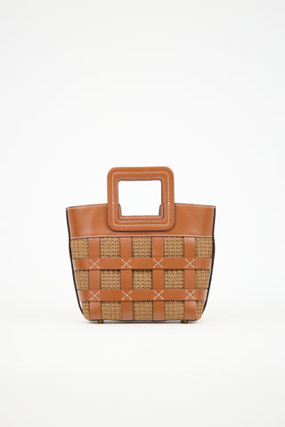 Staud Raffia Mini Shirley Bag