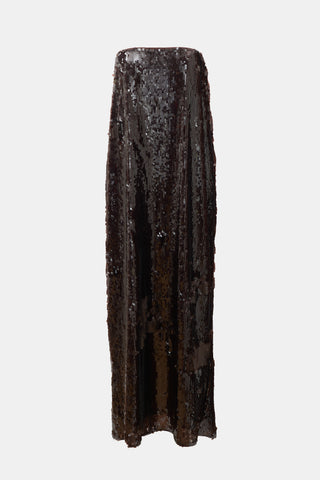 Staud Sequin Casey Maxi Dress