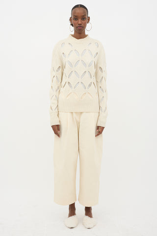 Stefan Cooke Wool Slashed Sweater