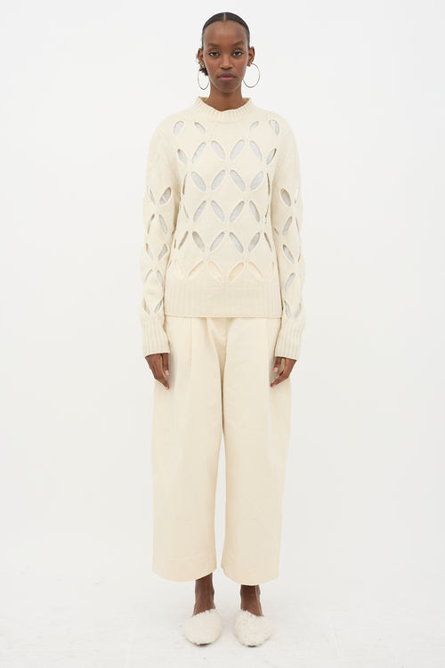 Stefan Cooke Wool Slashed Sweater