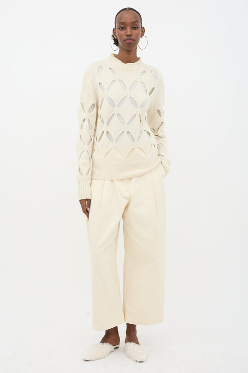 Stefan Cooke Wool Slashed Sweater