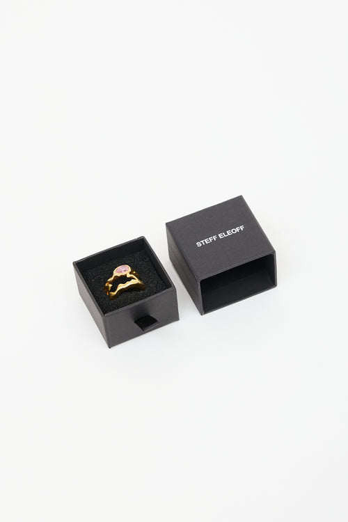 Steff Eleoff Teardrop Oura Ring Cover