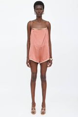 Stella McCartney Silk Scalloped Romper