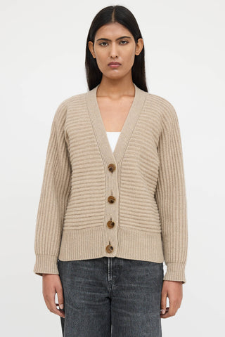 Stella McCartney Cashmere Ribbed Knit Cardigan