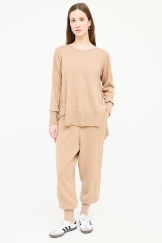 Stella McCartney Cashmere Knit Asymmetrical Co-Ord Set