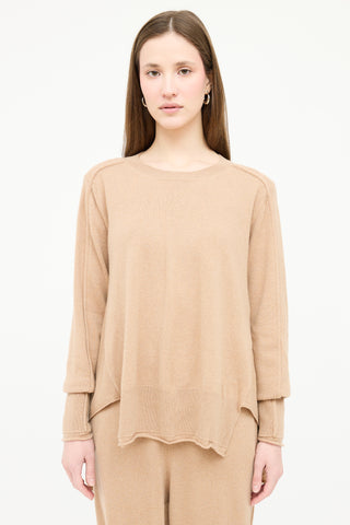 Stella McCartney Cashmere Knit Asymmetrical Co-Ord Set