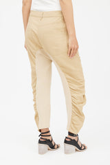 Stella McCartney Beige Drop Seat Trouser