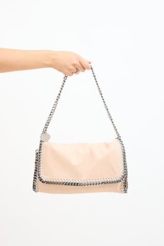 Stella McCartney Beige Falabella Flap Shoulder Bag