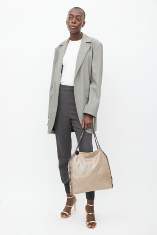 Stella McCartney Beige & Silver Falabella Bag
