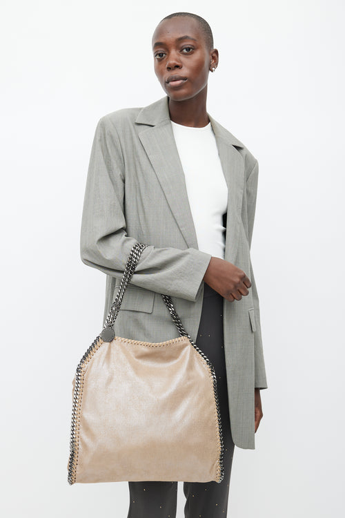 Stella McCartney Beige & Silver Falabella Bag