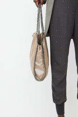 Stella McCartney Beige & Silver Falabella Bag