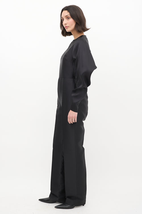 Stella McCartney Black Silk Blend Jumpsuit