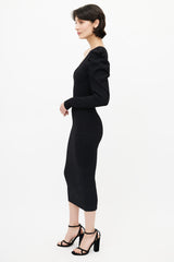 Stella McCartney Black One Shoulder Dress