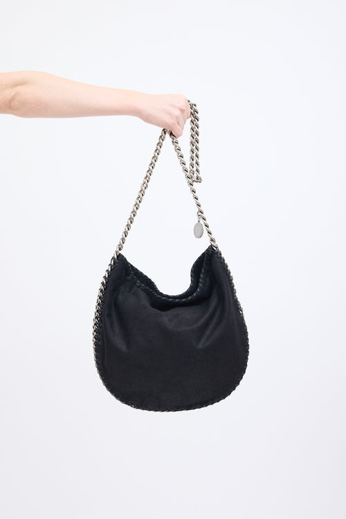 Stella McCartney Black Round Falabella Crossbody Bag