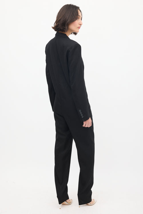 Stella McCartney Black Tuxedo Tailored Jumpsuit