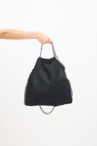 Stella McCartney Black Vegan Large Falabella Tote Bag