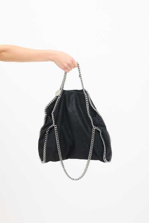 Stella McCartney Black Vegan Large Falabella Tote Bag