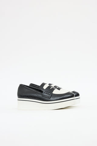 Stella McCartney Embossed Platform Loafer
