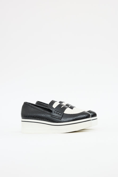 Stella McCartney Embossed Platform Loafer