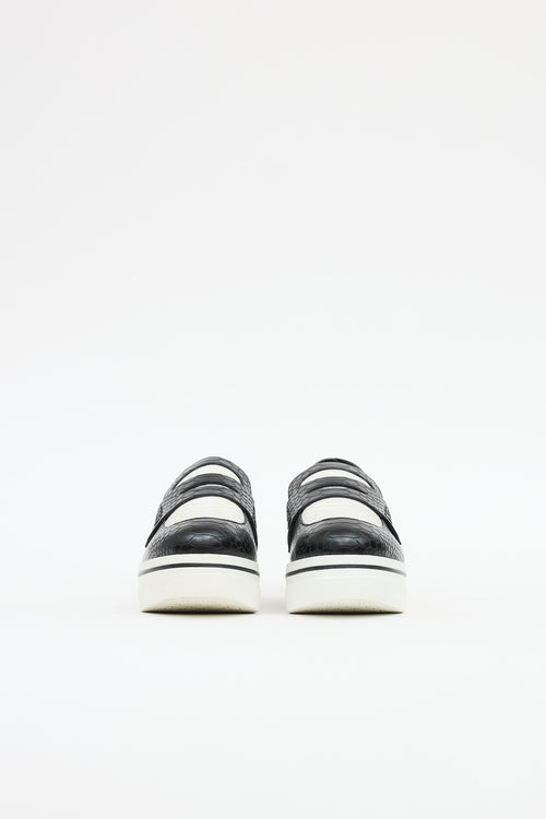 Stella McCartney Embossed Platform Loafer