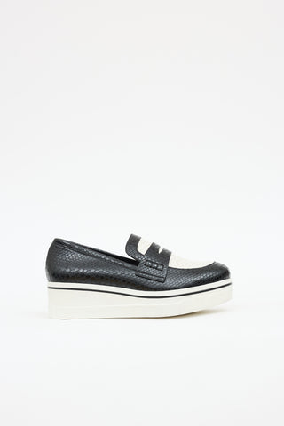 Stella McCartney Embossed Platform Loafer