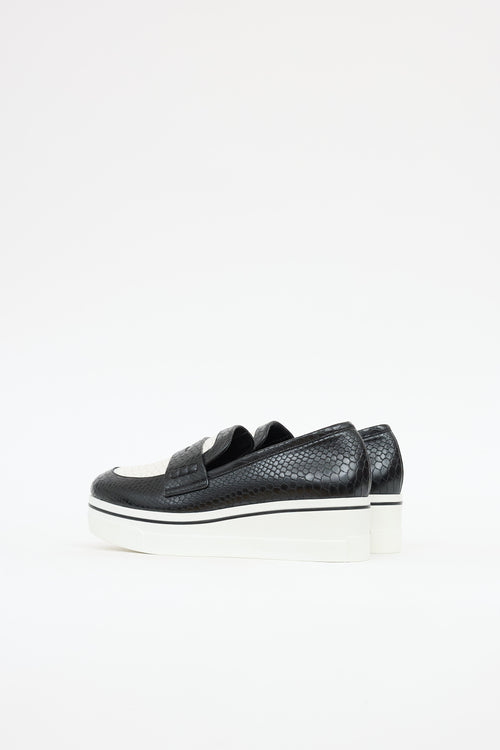 Stella McCartney Embossed Platform Loafer