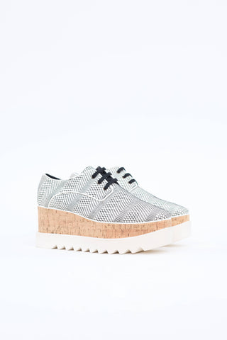 Stella McCartney Woven Elyse Platform Derby