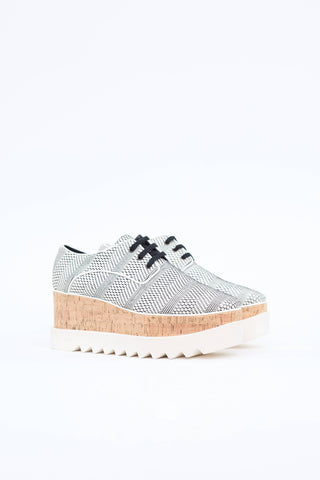 Stella McCartney Woven Elyse Platform Derby