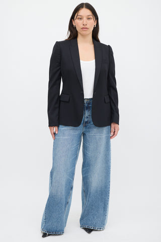 Stella McCartney Black Wool Three Pocket Blazer