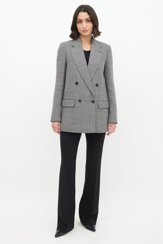 Stella McCartney Black & White Houndstooth Blazer