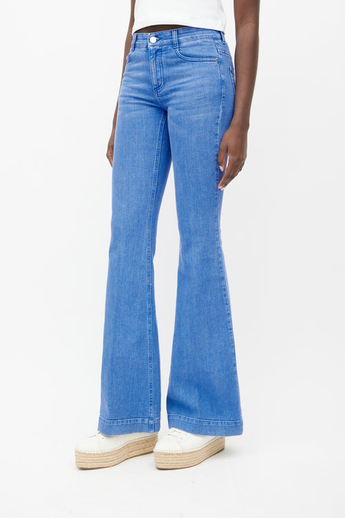 Stella McCartney Blue Flared Denim Jeans